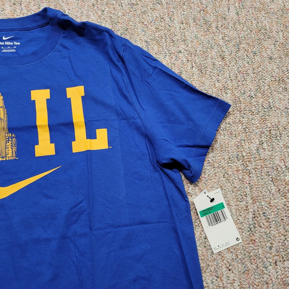 Nike Pitt Panthers Shirt Mens XL Blue Hail Cathedral of Learning Sports NWT - Picture 5 of 15